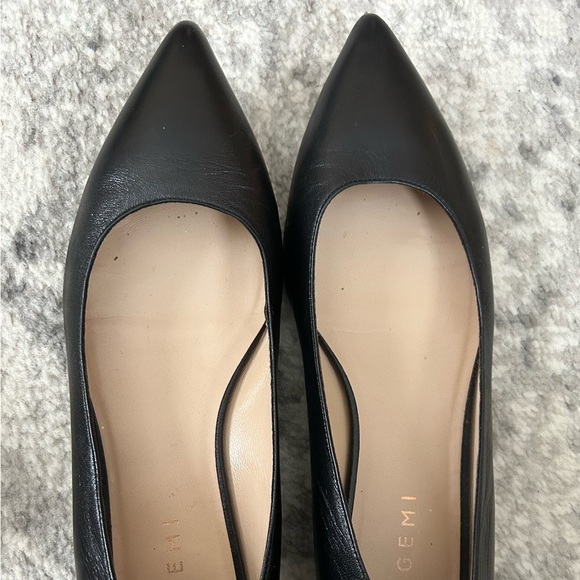 M Gemi Italian Leather Pointed Toe Flats size 38.5 - Picture 5 of 8